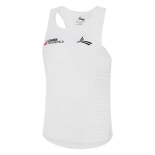 沃兰迪CHINA背心田径马拉松跑步运动训练体考比赛服速干排汗竞速