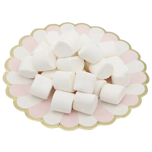 棉花糖烘焙棉花糖彩糖纯白棉花糖手工做雪花酥牛轧糖原材料奶枣DI
