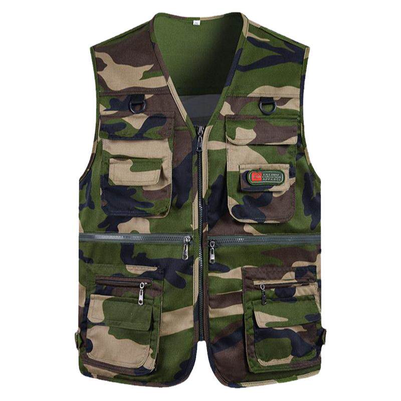 户外马夹背心工作服迷彩
