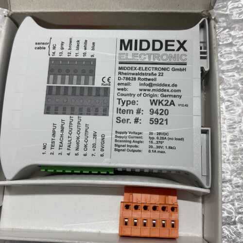 询价-MIDDEX电子控制器WK2A德国库存清
