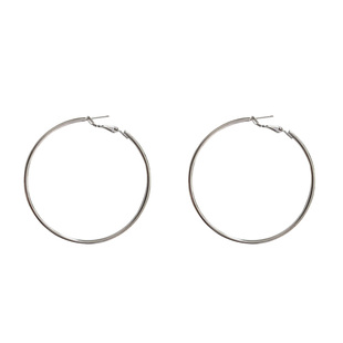 青岛极简欧美街拍大圆形圆圈耳环女耳圈显脸小韩国气质耳钉女 41