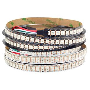 WS2812B全幻彩LED灯带5V144灯96灯内置IC单点控arduino可编程灯条