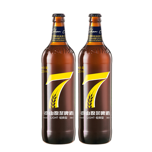 泰山原浆啤酒7天新鲜原浆8° P720ml-2瓶装