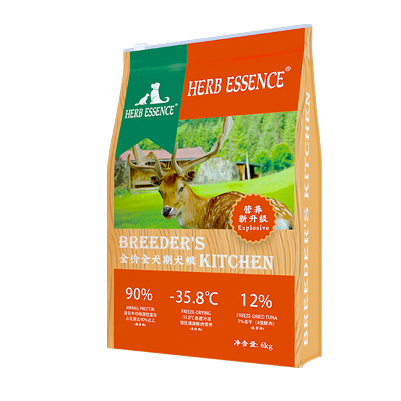 簡簡單單草本靈粹狗糧全犬期通用型凍干糧生骨肉無谷1.8kg/袋