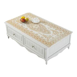 茶几垫pvc烫金桌布防烫隔热免洗长方形台布桌垫塑料餐垫圆形盘垫