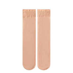 美拉德棕咖色中筒丝袜隐形防勾丝小腿袜夏季超薄款防下滑半截袜子