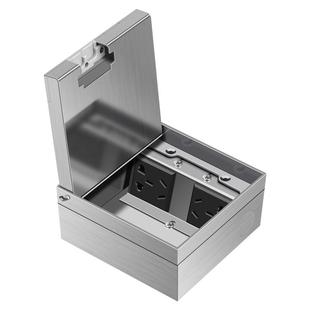 斯尔蒙大理石防水超薄地插座隐形纯平嵌入式底盒插座地插座地插