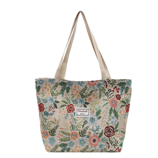 楠小姐大容量国风亚麻包包2025新款时尚通勤托特包ins单肩手提包