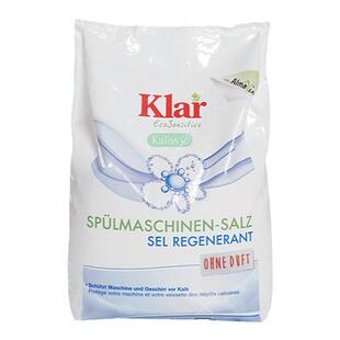 klar德国进口亮碟洗碗机专用盐2kg洗碗机洗涤剂软水盐非洗碗粉块