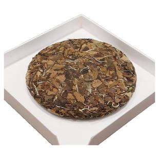 市锦 2020年福鼎白茶饼枣香老白茶陈香寿眉高山日晒紧压茶叶350g