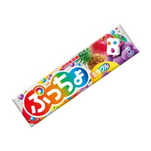 UHA悠哈日本进口普超软糖水果味50g*1条糖果夹心橡皮糖凑单年货