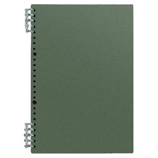 a4活页本外壳单卖b5活页夹子a5初中高中大学生专用装订圈高颜值可拆卸不硌搁手固定环扣打孔大容量diy封面皮