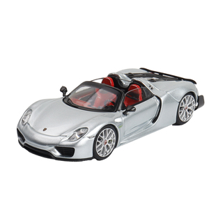 保时捷918 Spyder 马天尼升降尾翼 TOP LUX 1:64开盖合金汽车模型