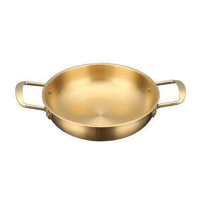 鲜牛不锈钢韩式部队锅汤锅泡面锅