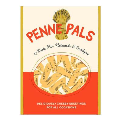 【预售】通心粉的爱双关语记事卡英文文创卡牌ChronicleBooks进口原版书盒装14岁以上Penne Pals 12 Pasta Pun Notecards & Enve