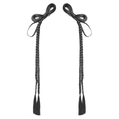 儿童古风假发女童汉服头饰一体式懒人发饰古装发髻日常造型发包