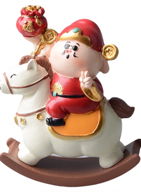 马上发大财桌面摆件轻奢