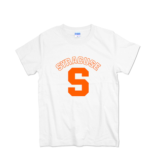 雪城大学校服T恤男短袖Syracuse University纯棉圆领印花打底衫
