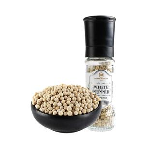 亨利摩根进口白胡椒粒研磨器牛排调味料家用西餐调味50g*1瓶