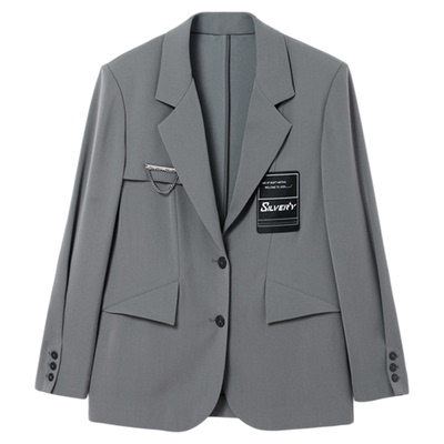 单层透气休闲单西上衣西装外套女