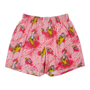 BRINK 阿罗裤睡衣男夏短裤男宽松睡裤平角情侣裤衩内裤女家居大码