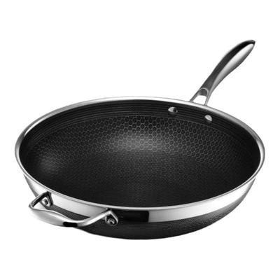0氟轻烟少油不粘终身质保炒锅