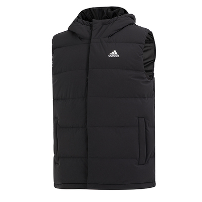 阿迪达斯男羽绒服马甲防风外套