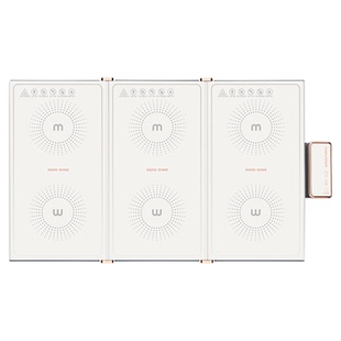 摩飞折叠暖菜板保温家用长方形多功能智能热饭垫热牛奶冬季热菜板