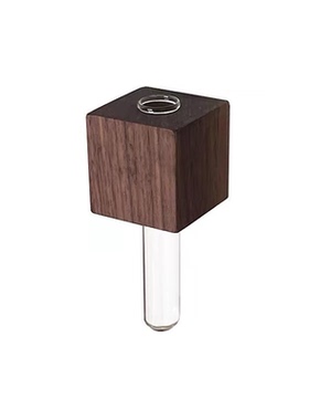 实木磁吸立体插花瓶冰箱贴