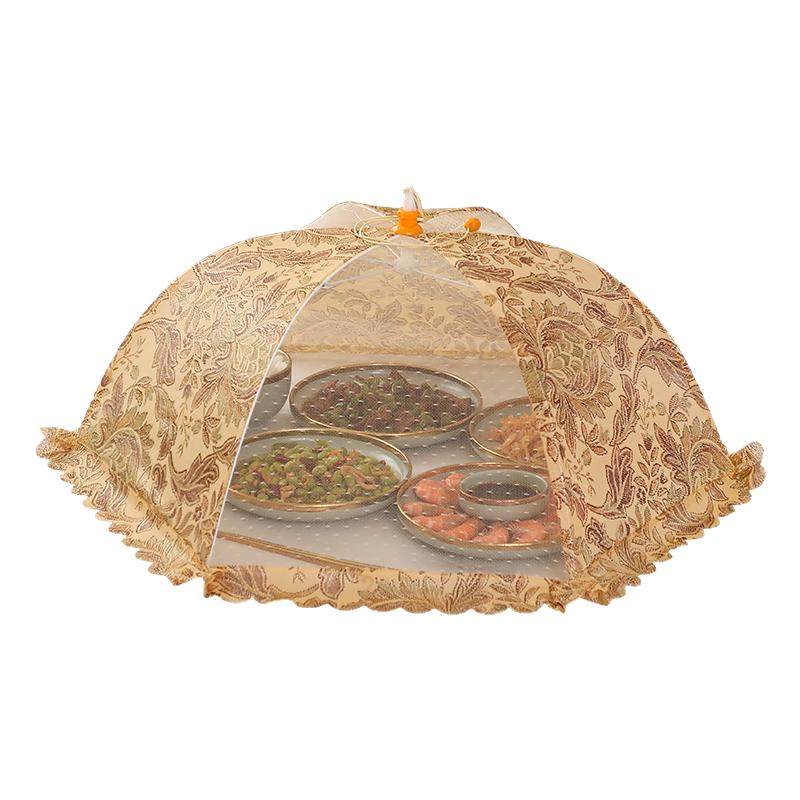 菜盖罩2025新款家用剩菜剩饭收纳神器防苍蝇折叠食物餐桌遮防尘罩