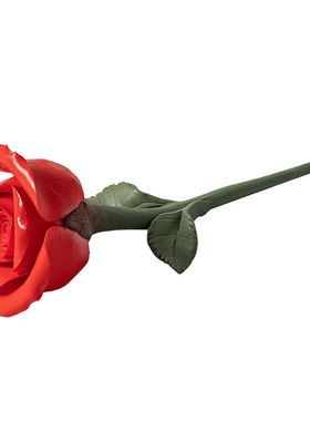 玫瑰花陶瓷仿真手工捏花摆件