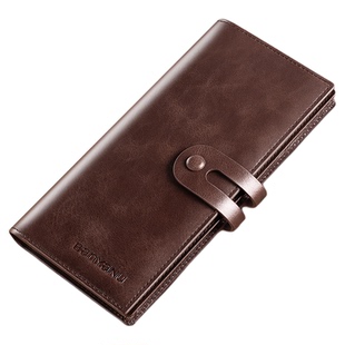 钱包男士真皮长款2025新款手拿包纯牛皮爆款卡包一体男款皮夹钱夹