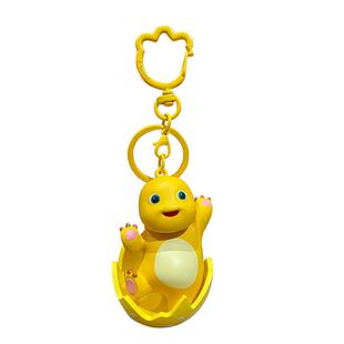 2024年新款正版创意蜜蜂小奶龙车钥匙扣女精致书包挂件情侣钥匙链