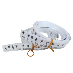 竖向刻度尺贴纸 不干胶刻度竖尺 粘性刻度胶带 透明标尺刻度尺贴