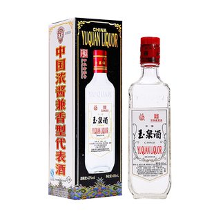 黑龙江42度玉泉方瓶 浓酱兼香型纯粮食白酒485ml整箱装年货口粮酒