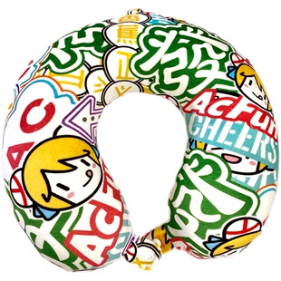 Acfun可爱香蕉男女通用办公实用U型枕头