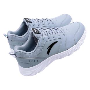 安踏男鞋青少年跑步鞋软底轻便减震2026新款皮面休闲鞋男士运动鞋
