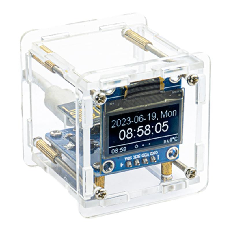 ESP8266天气时钟套件wifi模块物联网开发板时间温度湿度焊接组装