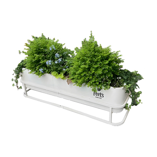 户外花箱金属防锈花槽商业街外摆咖啡店休闲区围栏隔断种植箱定制