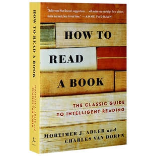 如何阅读一本书 英文原版 How to Read a Book 阅读指南方法技巧经典读物 莫提默艾德勒 搭Triple Your Reading Speed进口英语书籍