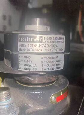 议价霍纳Hohner编码器IN85-12OS-H7A0-1024原装IN85-12GS-H7A0-10