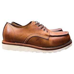 固特异美式复古875工装靴低帮马丁机车鞋男真皮厚底翻毛牛皮鞋潮