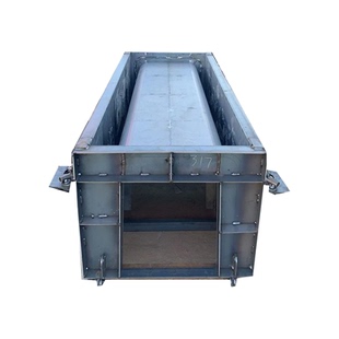 水泥流水槽钢模排水沟U型槽模具电缆槽污水排水流水槽钢模板厂家