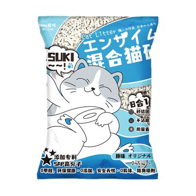 秒结团2.5kg豆腐砂Nido超强除臭