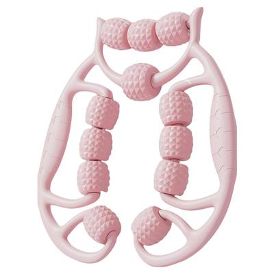 安踏腿部肌肉按摩器环形夹腿滚轮