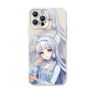 神里绫华手机壳苹果17华为mate60游戏iPhone16promax周边pura70凌华15一加ACE联名14二次元OPPO少女vivo同款x