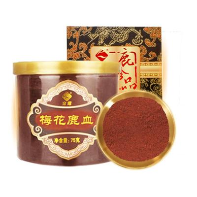 宜露【梅花鹿血晶】75g冻干鹿血