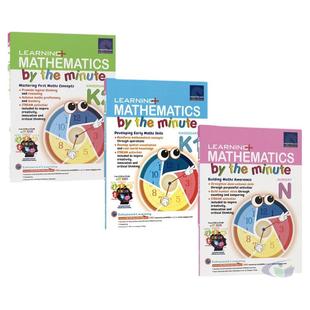 新加坡数学 SAP Learning Mathematics by the minute N-K2 幼儿园数学思维启蒙练习册 学习系列 建立数感 STREAM 英文原版教辅