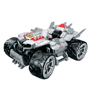 启蒙积木玩具QQ飞车男孩子汽车益智拼装剃刀赛车儿童雷诺跑车模型