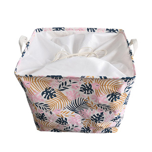 超特大号布艺被子收纳箱筐搬家用整理打包防潮束口衣物服柜可折叠